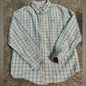 Vineyard Vines Boys Button Down Shirt, size 7
